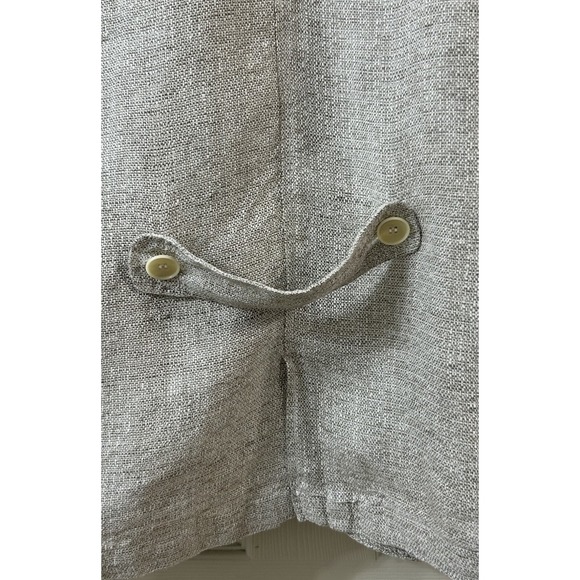 CP SHADES Wmns LG Beige/Tan/White Linen Tweed Long Sleeve 8 Button Blazer EUC - Picture 11 of 16